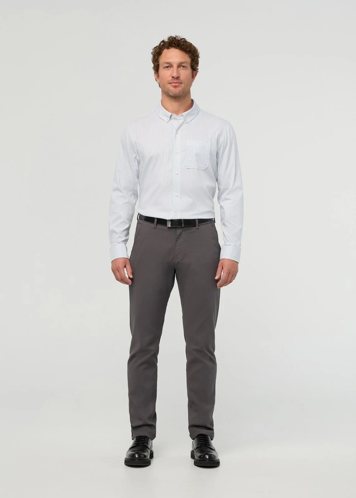 Cloudweight Twill One Pocket Shirt - Blue Stripe - Image 2