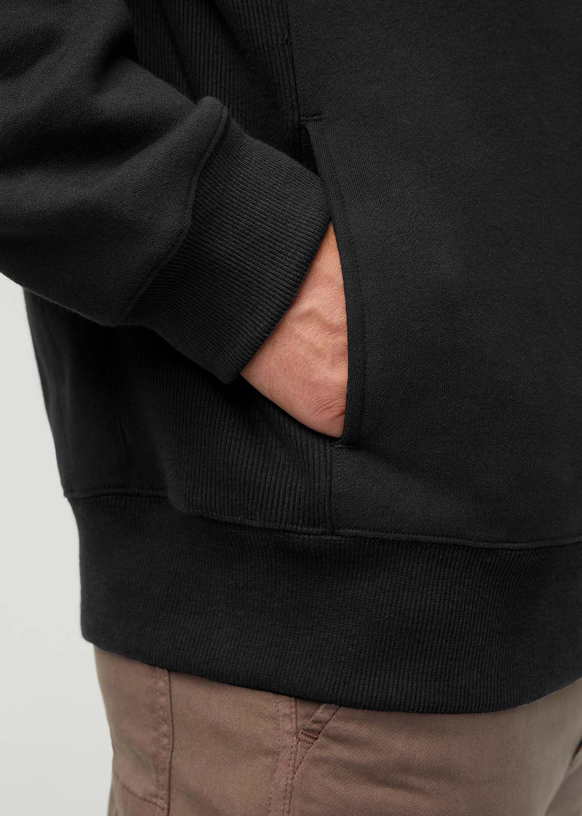 DuraSoft Fleece Motion Hoodie - Black - Image 6