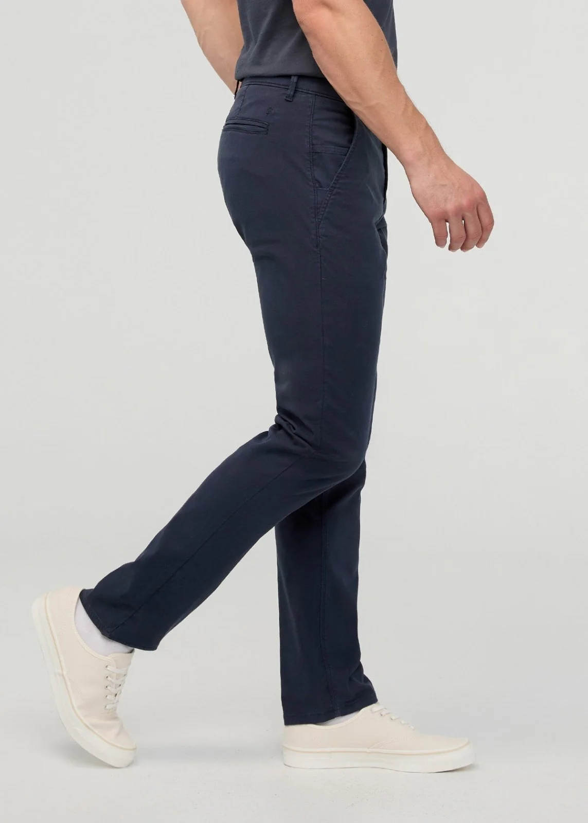 Live Lite Slim Straight Chino - Navy - Image 3