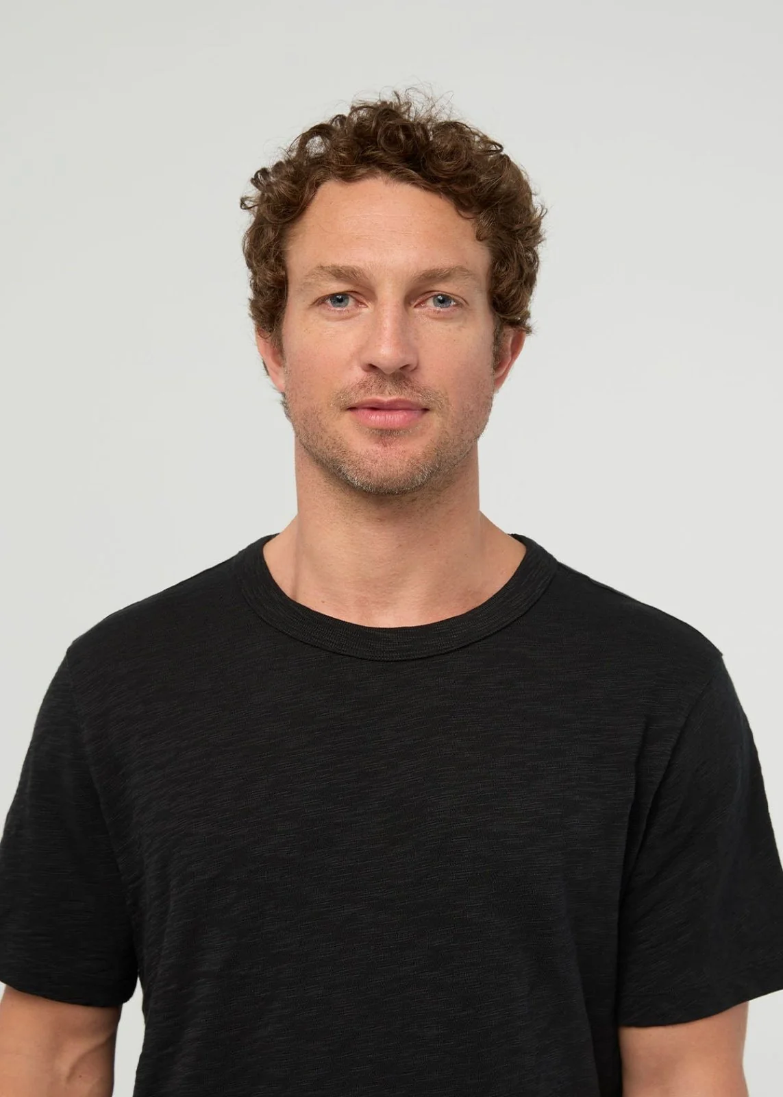 Midweight Slub Jersey Tee - Black - Image 6
