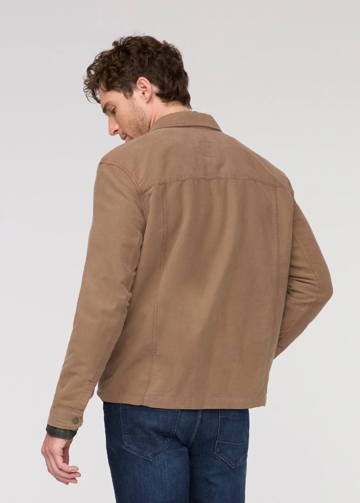 No Sweat Moleskin Jacket - Dark Walnut - Image 4