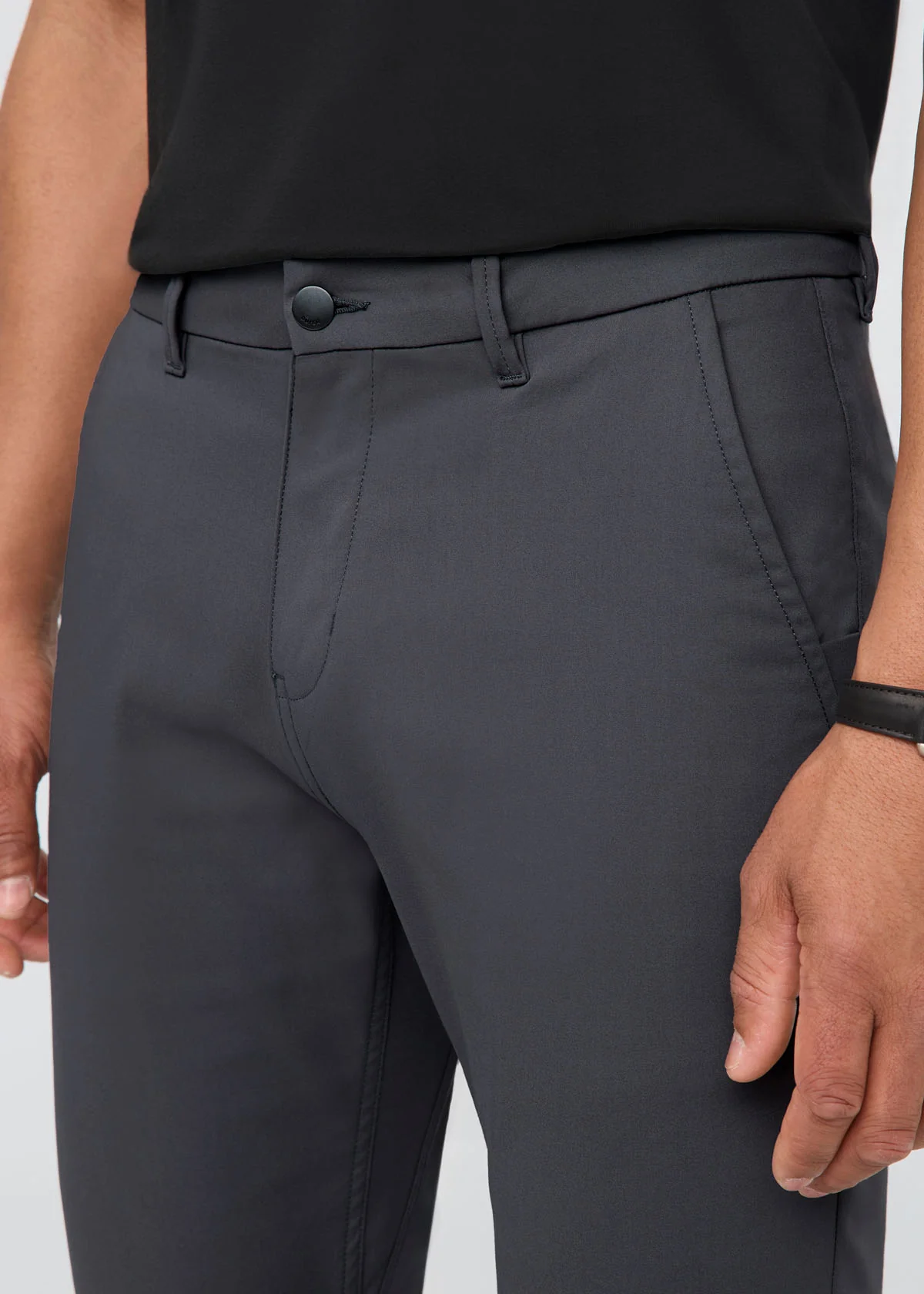 NuStretch Relaxed Taper Trouser - Charcoal - Image 4