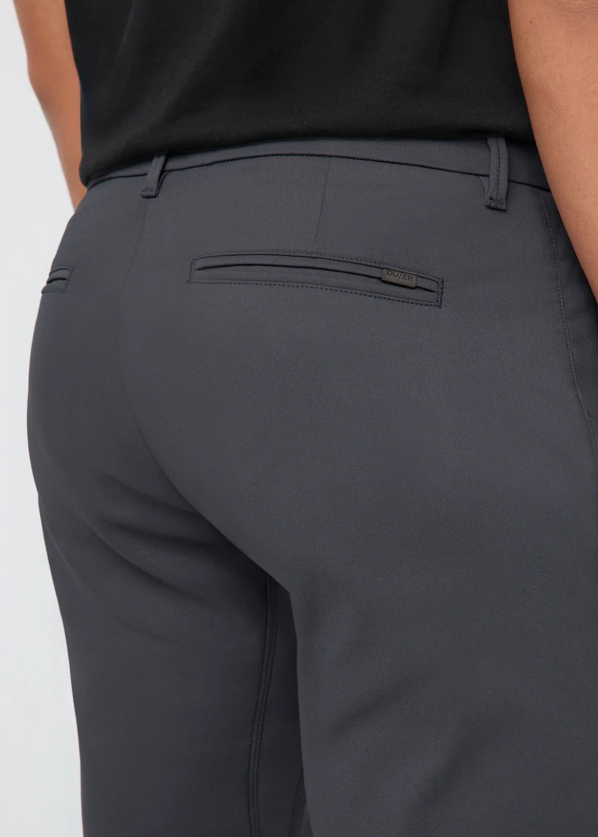 NuStretch Relaxed Taper Trouser - Charcoal - Image 6