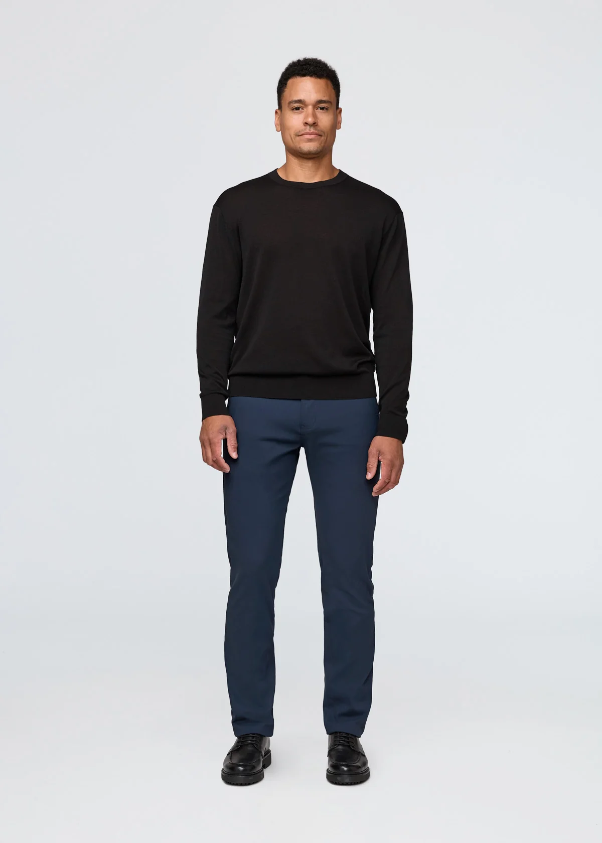 NuStretch Relaxed Taper Trouser - Navy