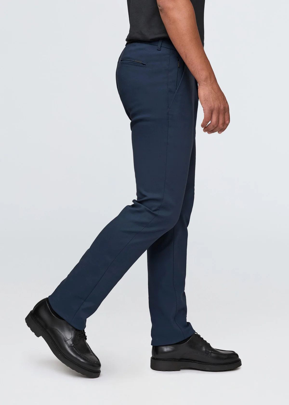 NuStretch Relaxed Taper Trouser - Navy - Image 3