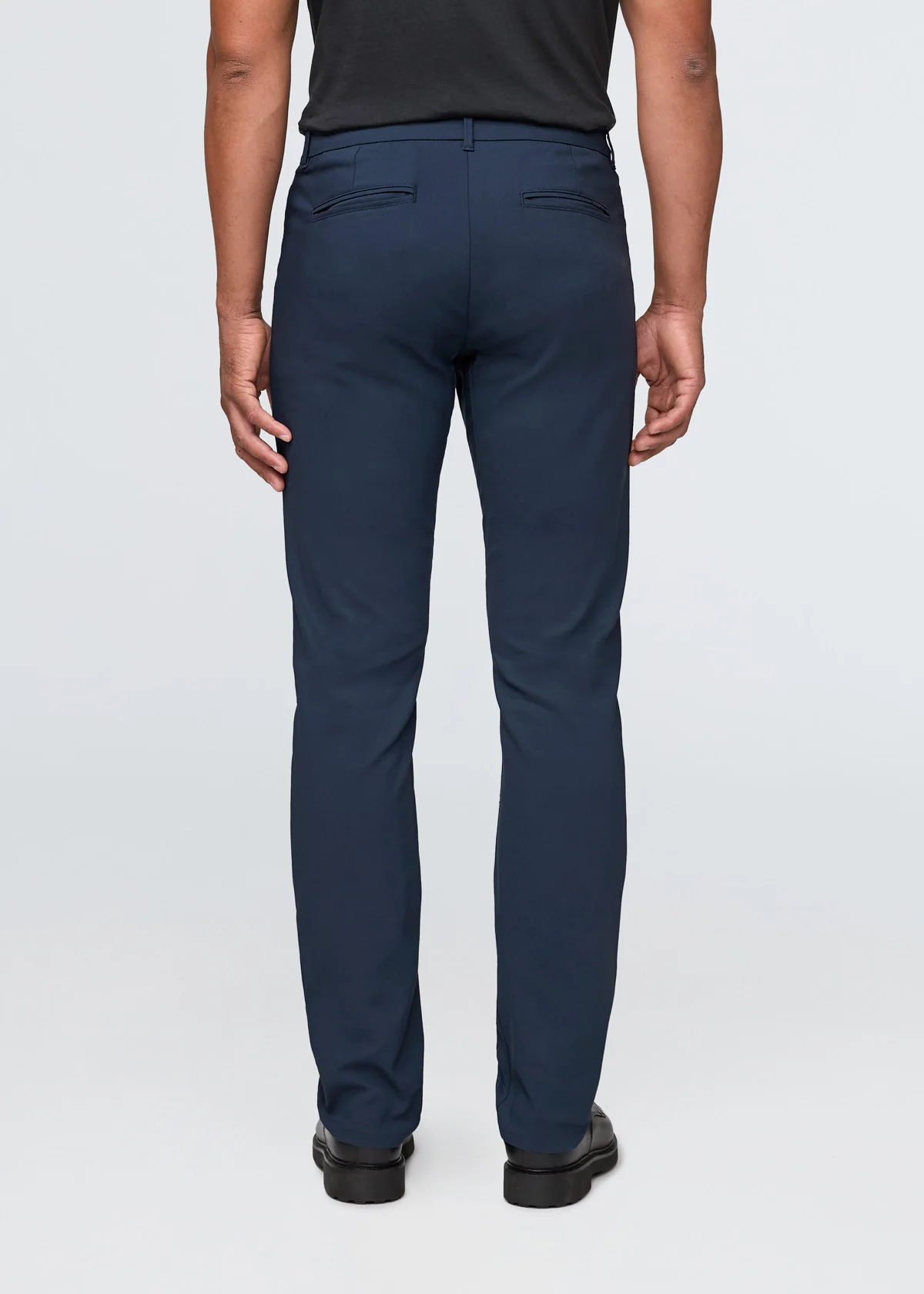 NuStretch Relaxed Taper Trouser - Navy - Image 4