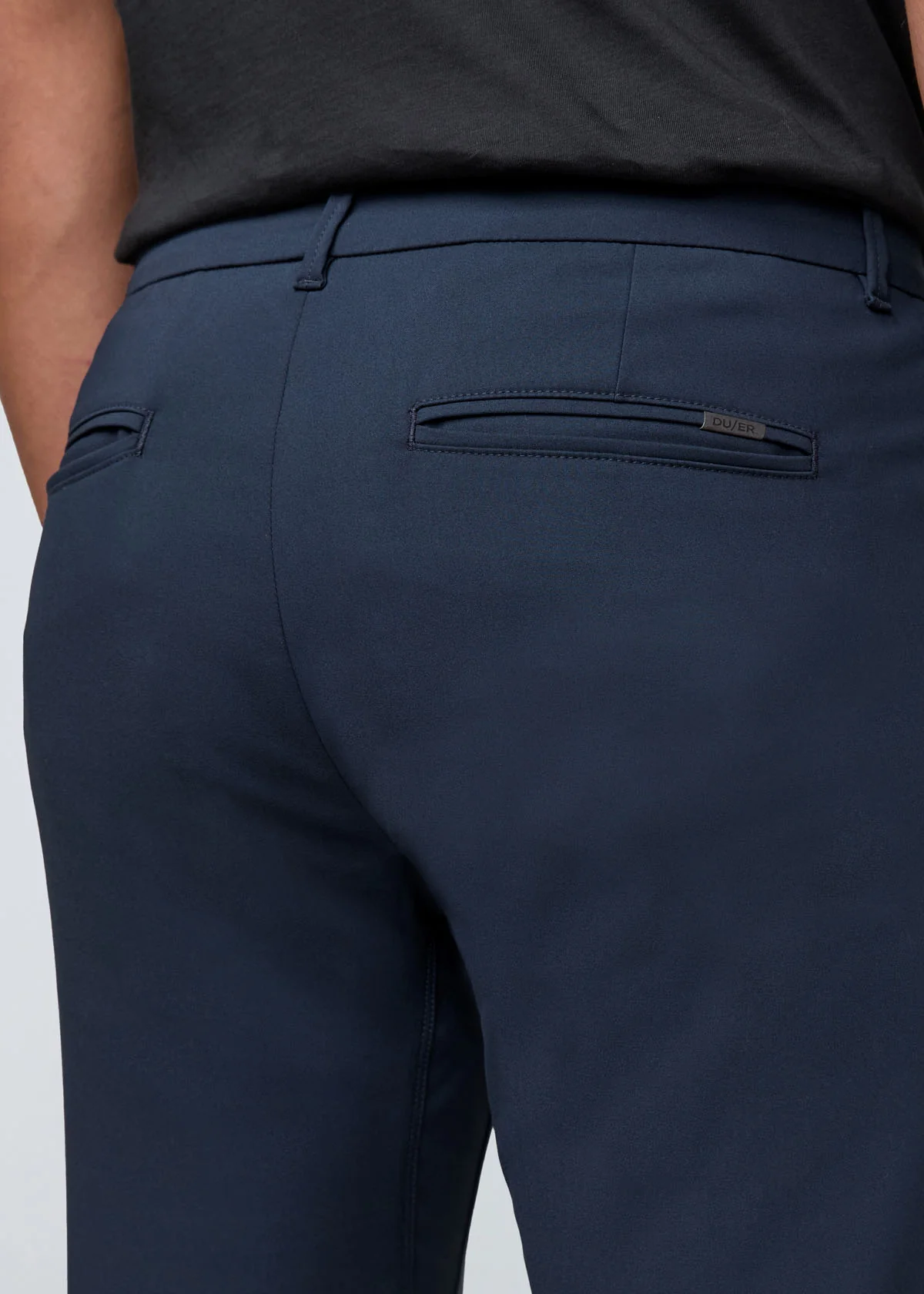 NuStretch Relaxed Taper Trouser - Navy - Image 6