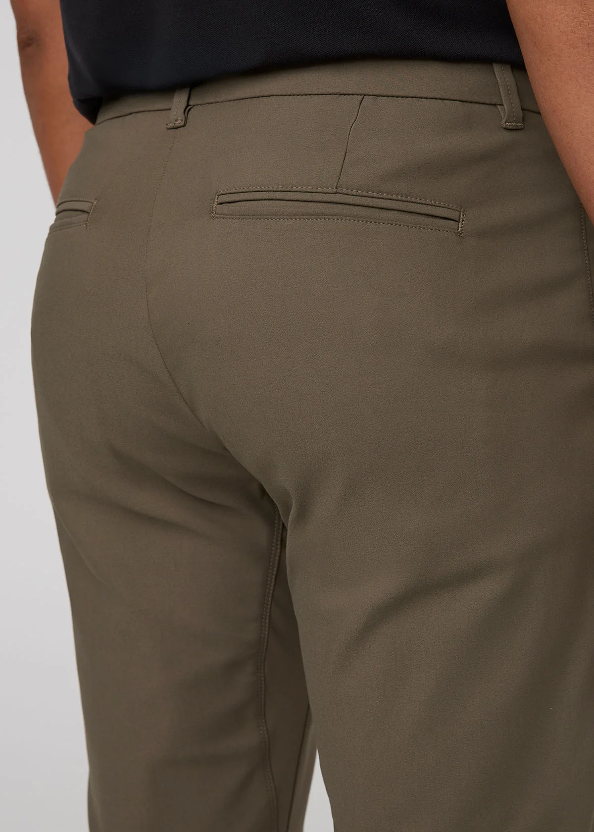 NuStretch Relaxed Taper Trouser - Thyme - Image 6