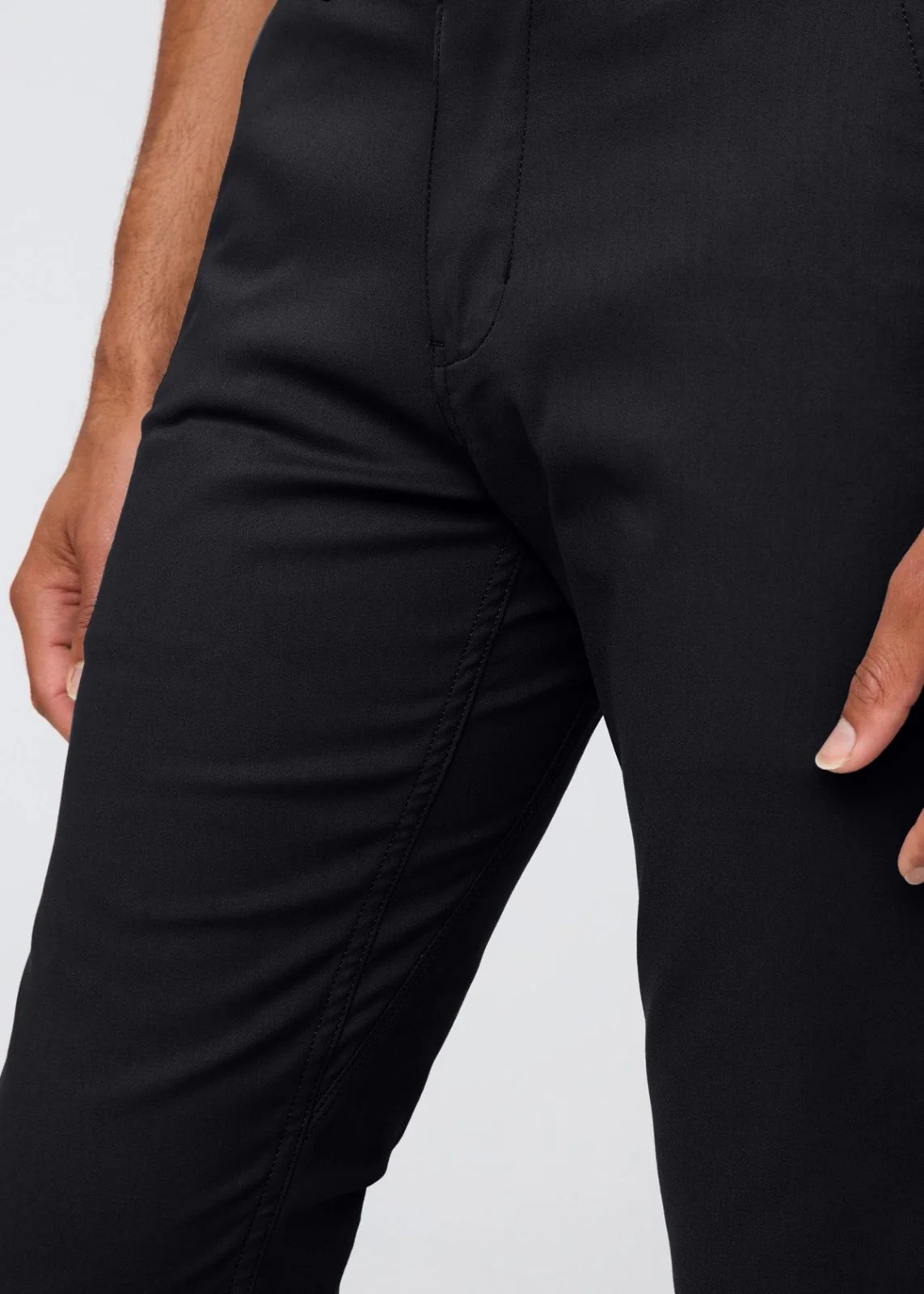 NuStretch Slim Straight Trouser - Black - Image 6