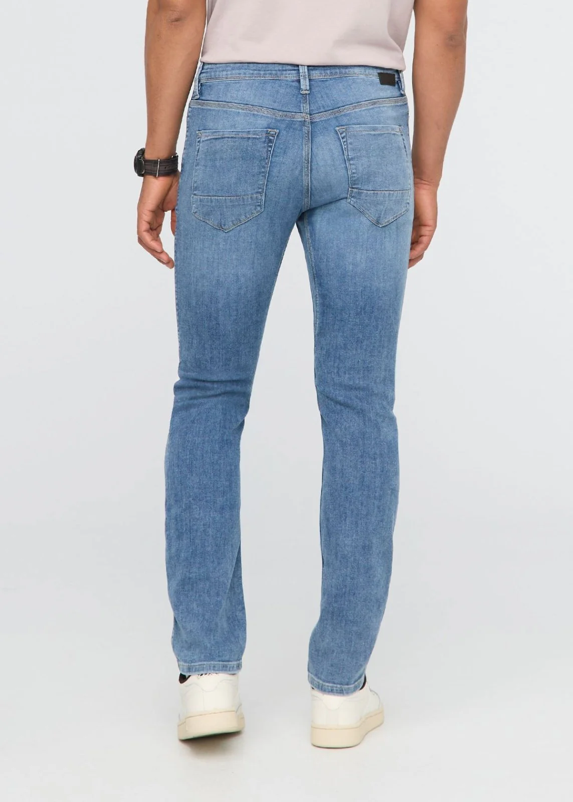 Performance Denim Lite Slim Straight - Slate Indigo - Image 4