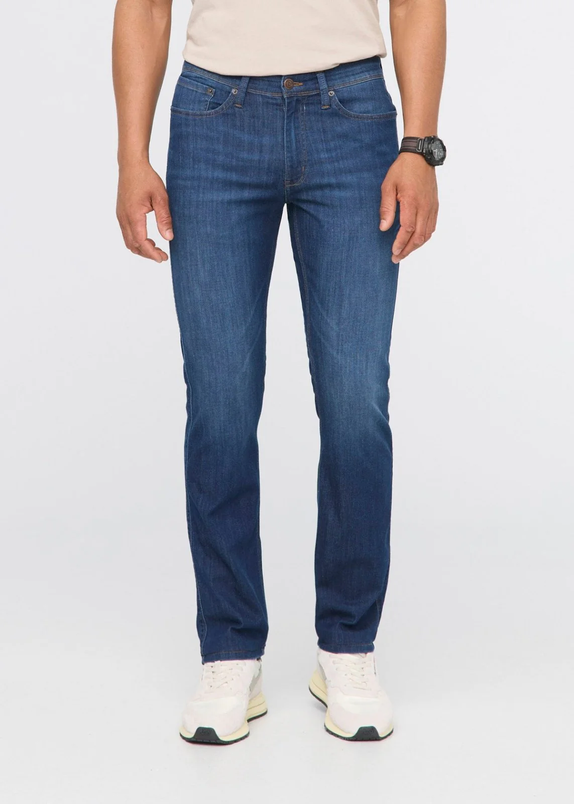 Performance Denim Lite Slim Straight - Worn In Indigo - Image 2
