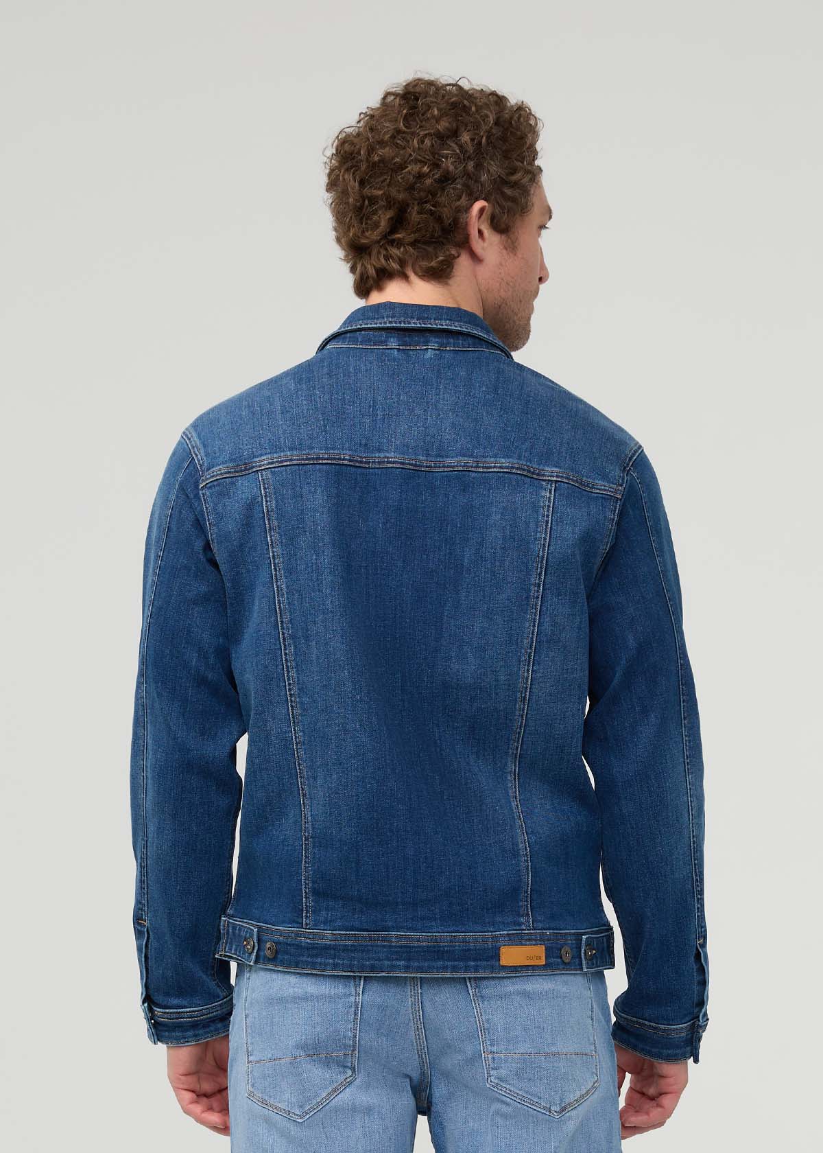 Performance Denim+ All Season Trucker Jacket - Alpine Indigo - Image 4