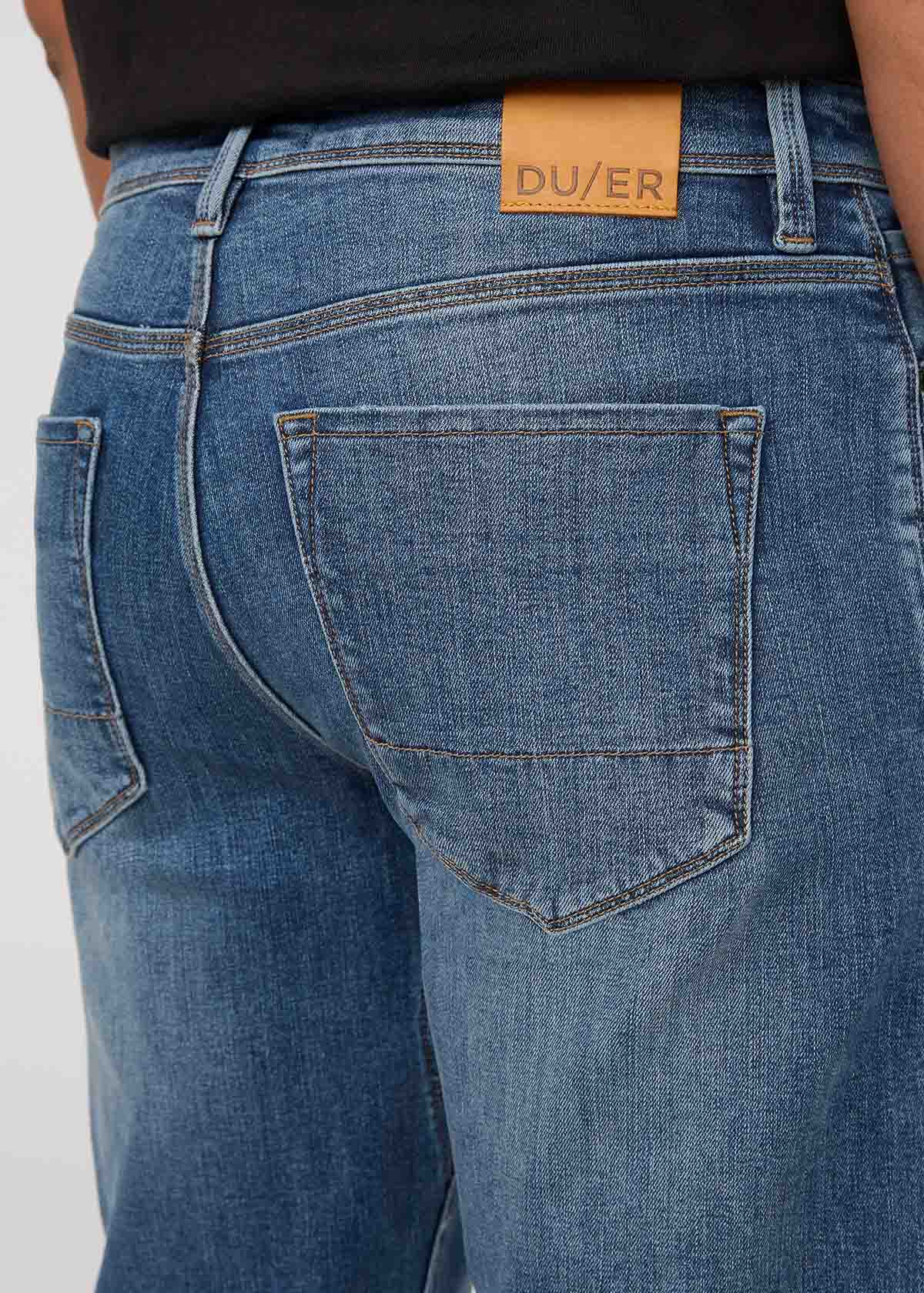 Performance Denim+ Relaxed Straight - Dust Storm Indigo - Image 6