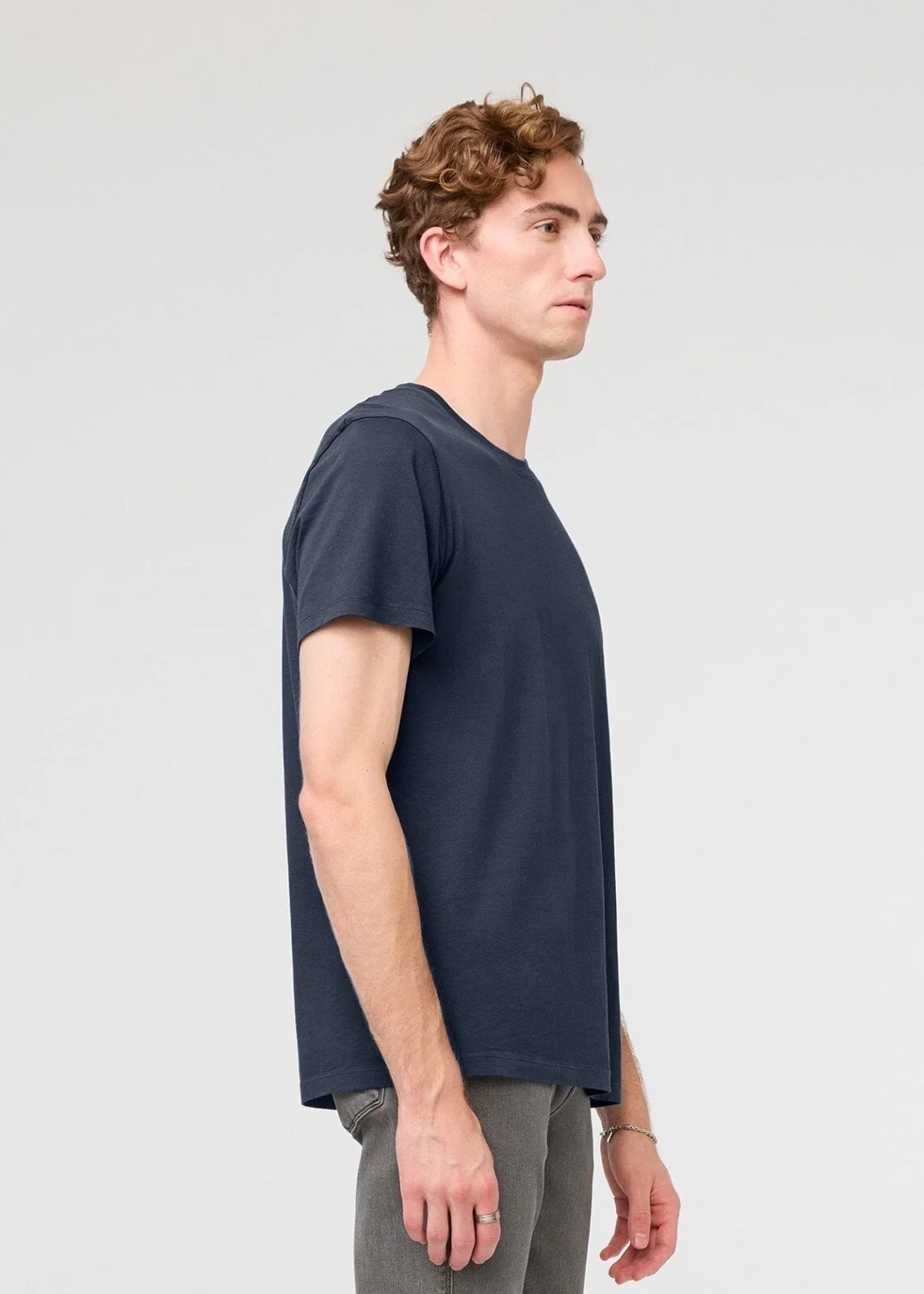 PurePima Only Tee - Navy - Image 3