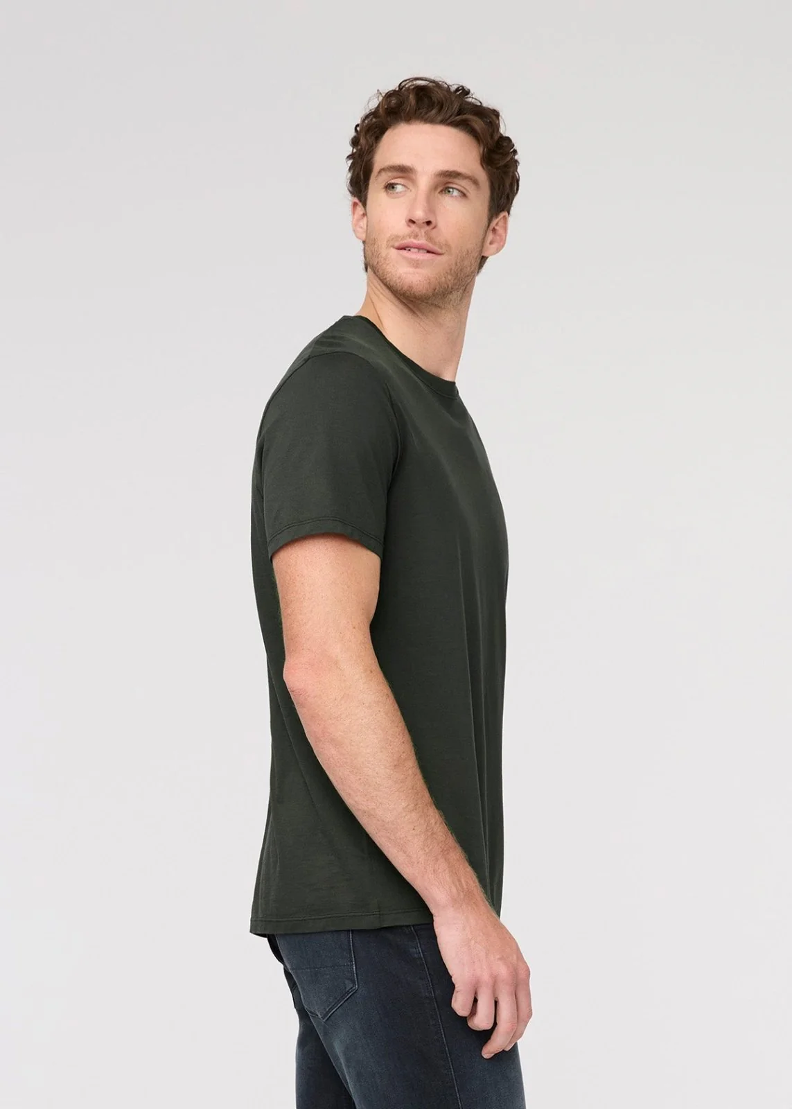PurePima Only Tee - Evergreen - Image 3
