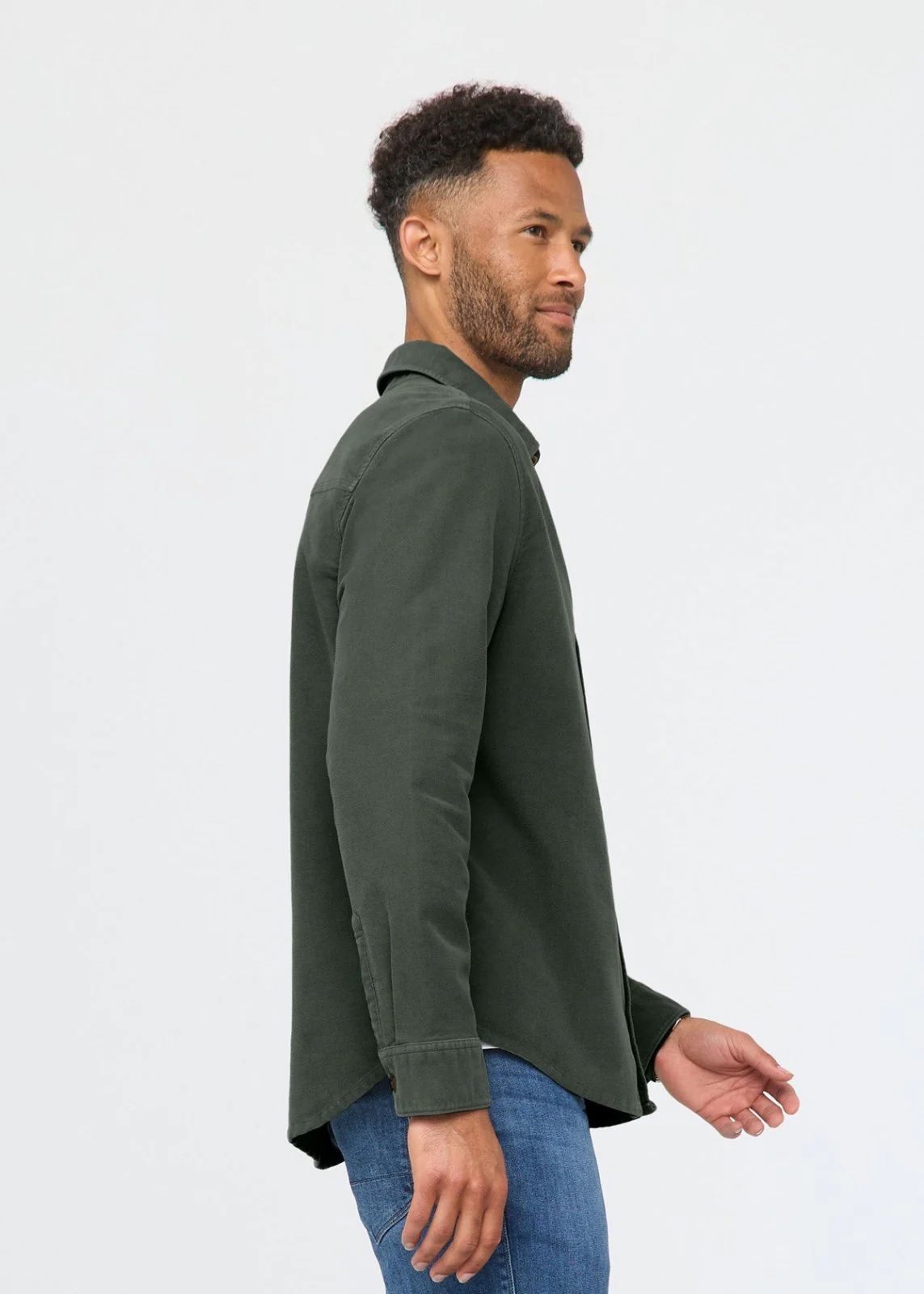 No Sweat Moleskin Shirt - Peat - Image 3