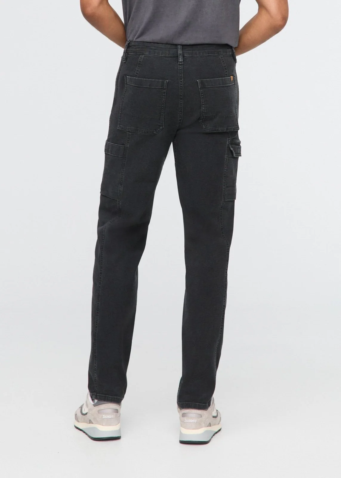 Stretch Canvas 7 Pocket Pant - Black - Image 4