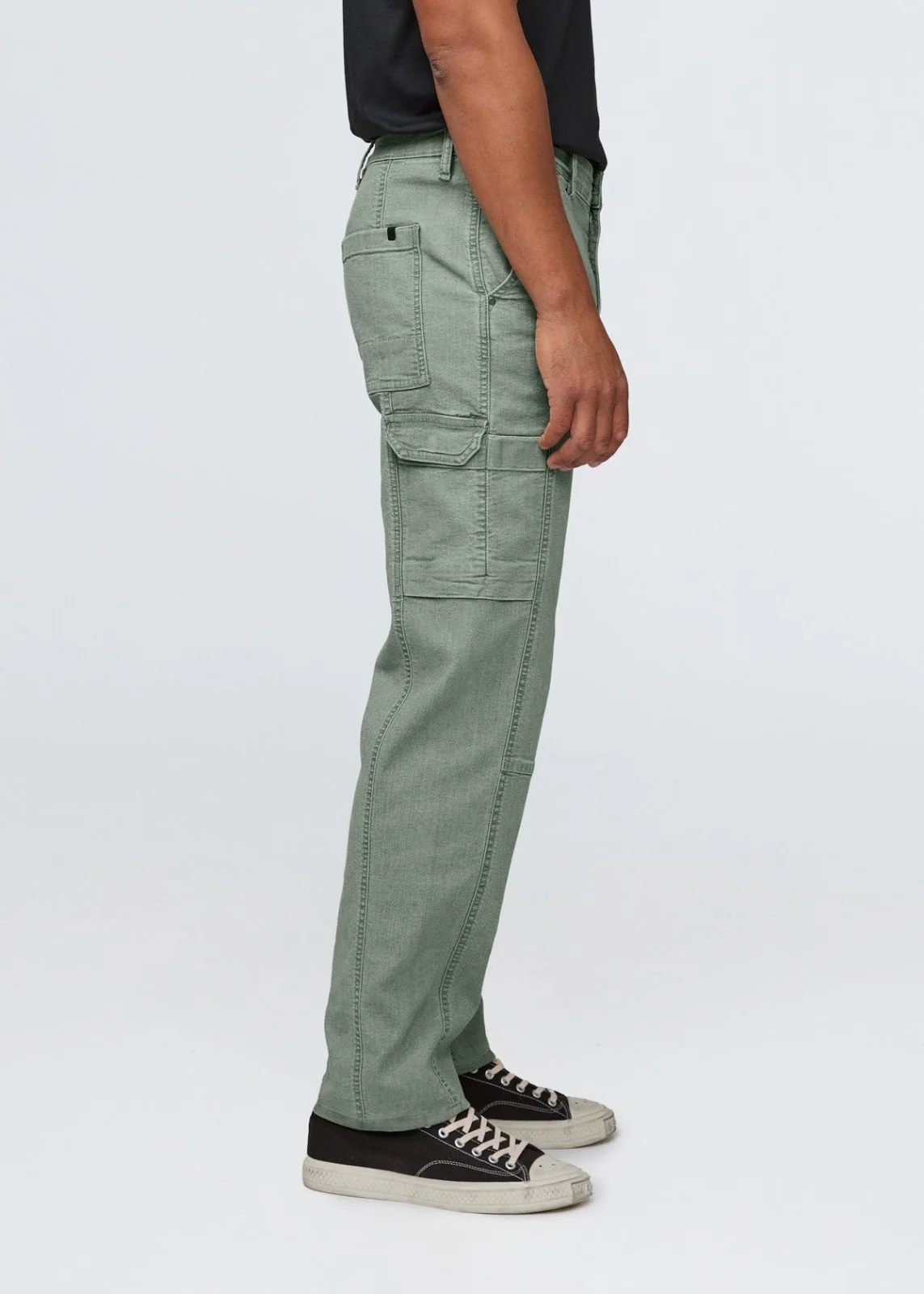 Stretch Canvas 7 Pocket Pant - Pine - Image 3