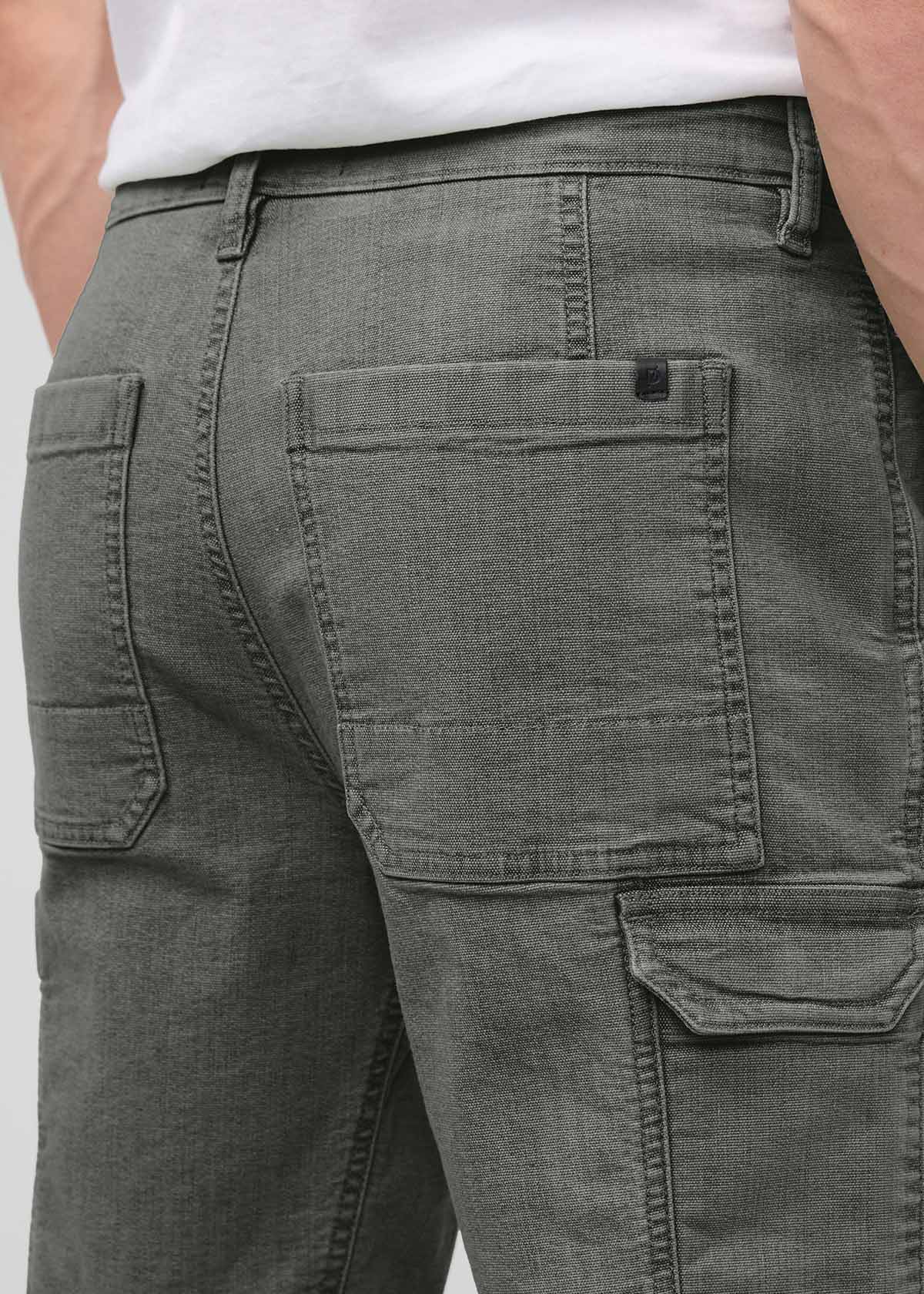 Stretch Canvas Cargo Short - Thyme - Image 7