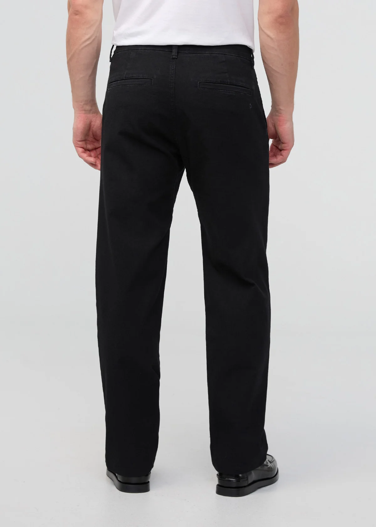 Stretch Canvas Relaxed Straight Chino - Onyx - Image 4