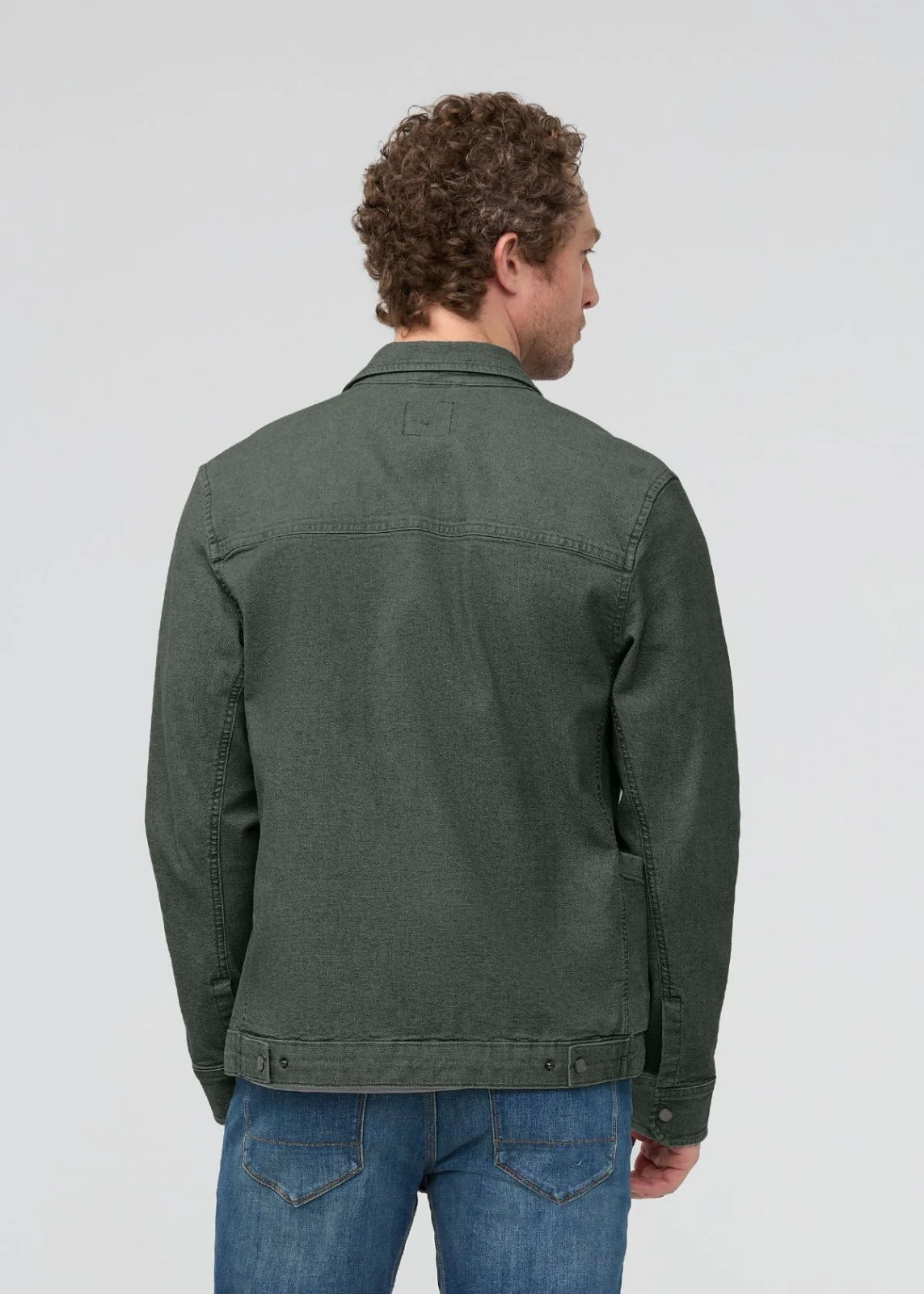 Stretch Canvas Utility Jacket - Black Spruce - Image 4