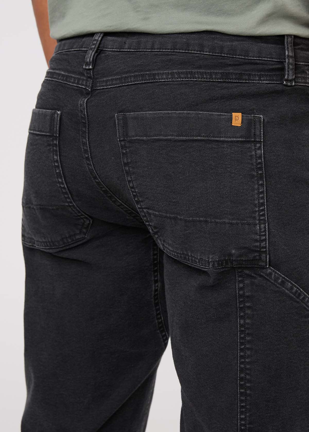 Stretch Canvas Utility Pant - Black - Image 5