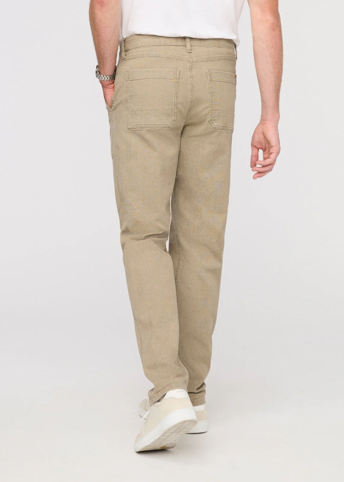 Stretch Canvas Utility Pant - Tan - Image 4