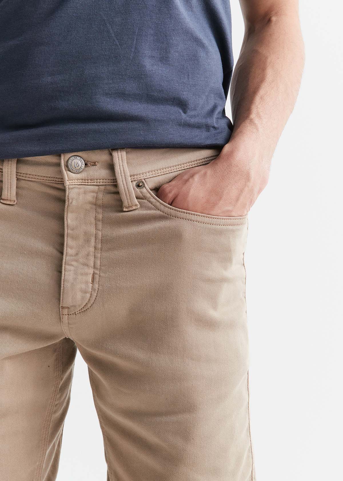 No Sweat Short Slim - Desert Khaki - Image 5