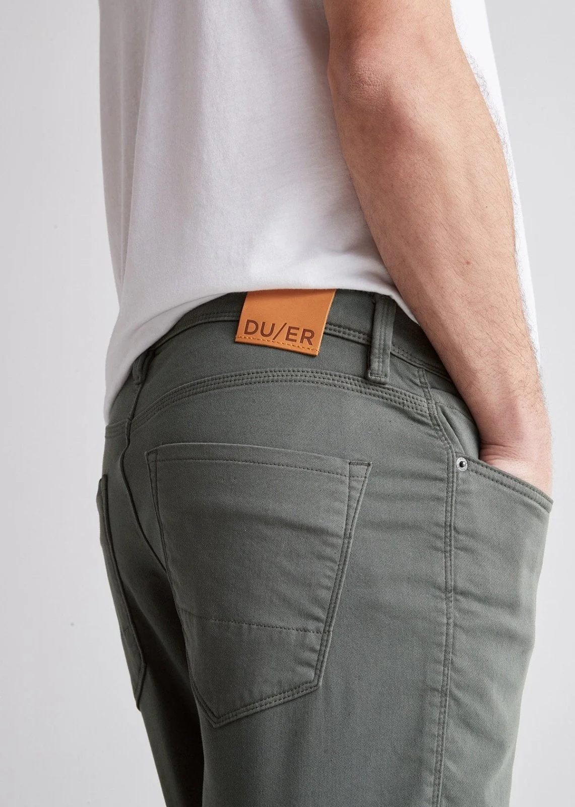 No Sweat Short Slim - Gull - Image 5