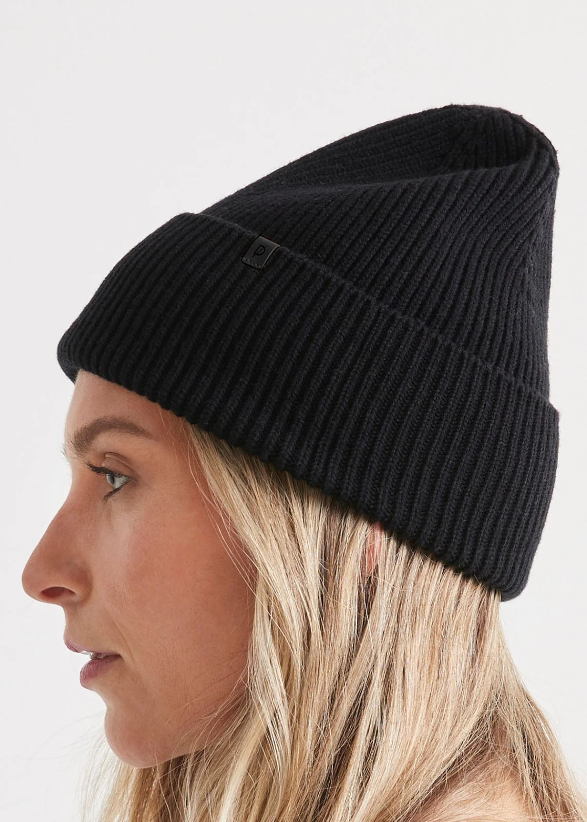 Merino Wool Toque - Black - Image 2