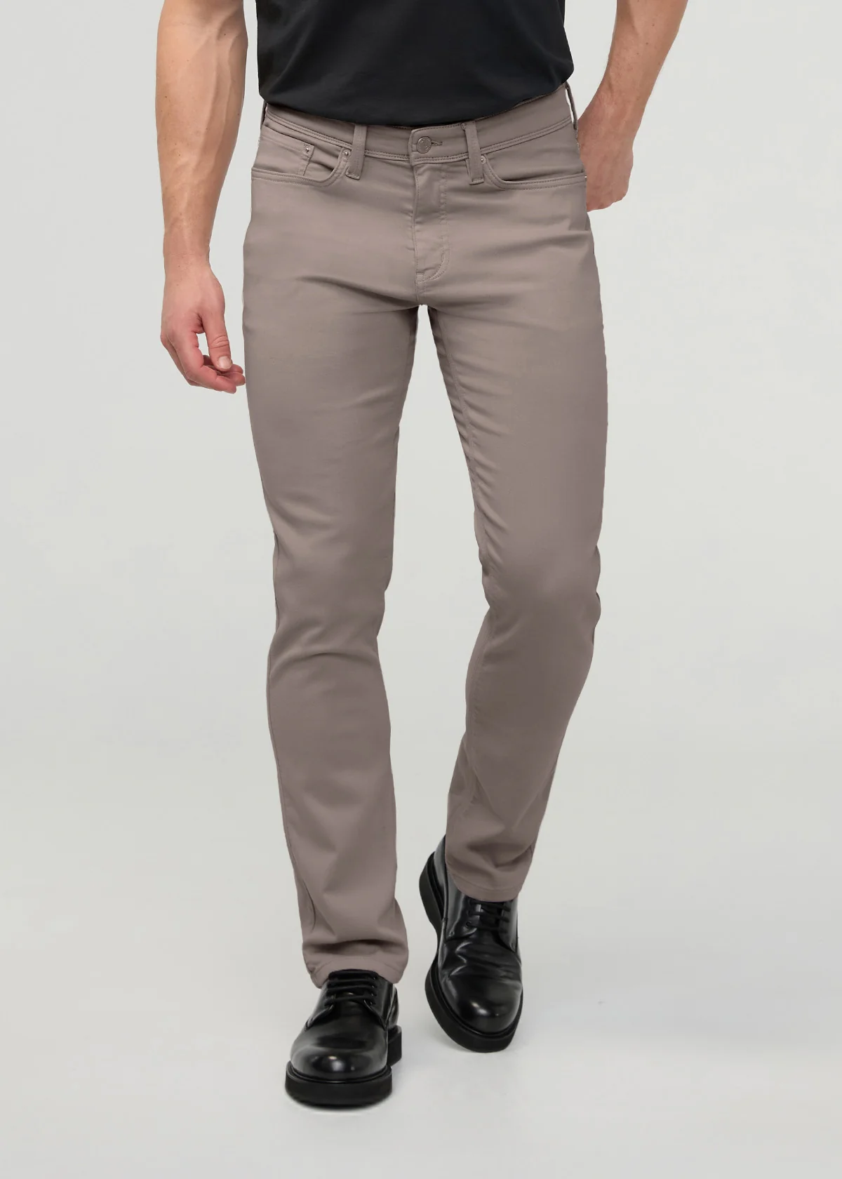 No Sweat Slim Straight - Stone - Image 2