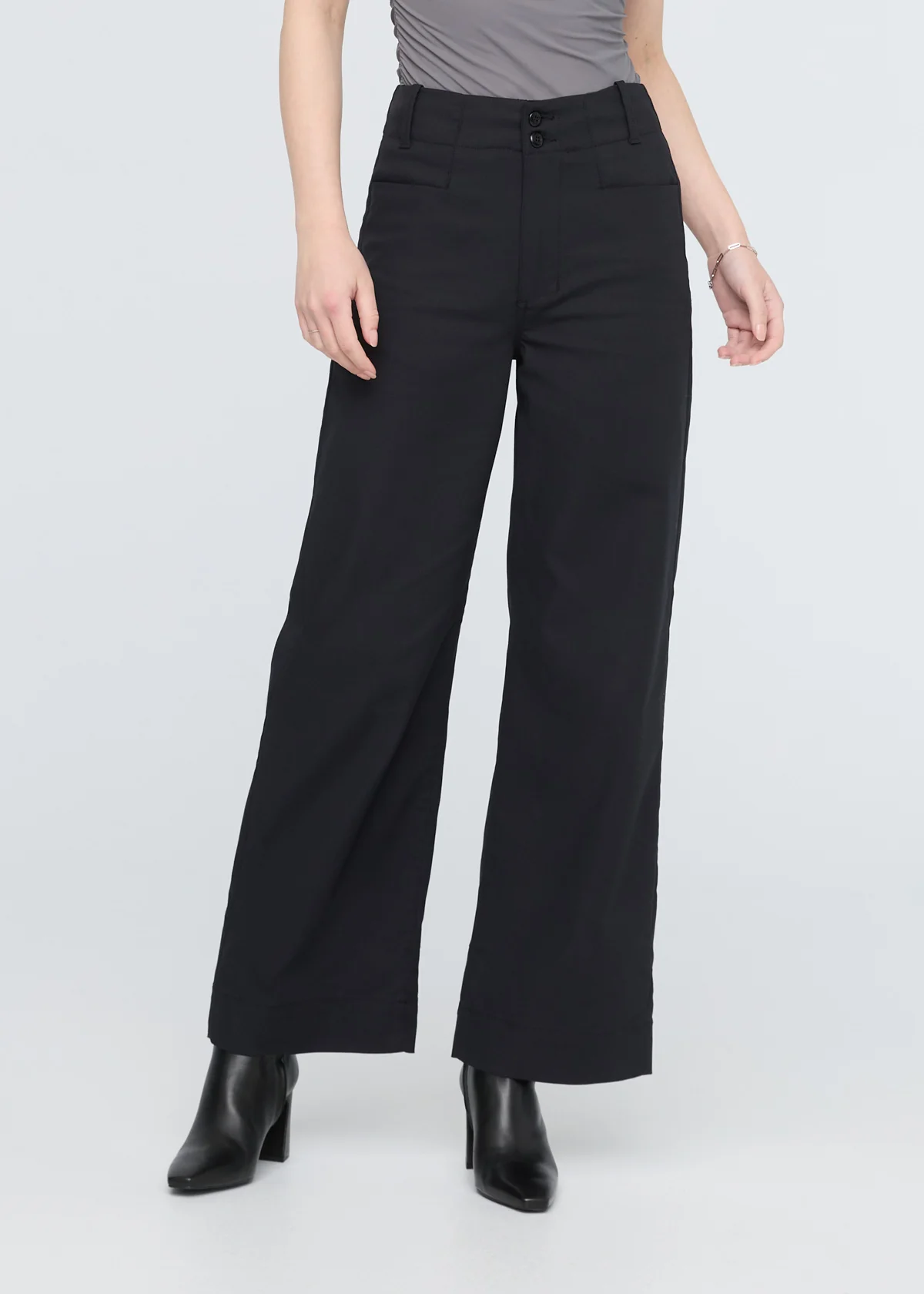 NuStretch High Rise Trouser - Black - Image 2