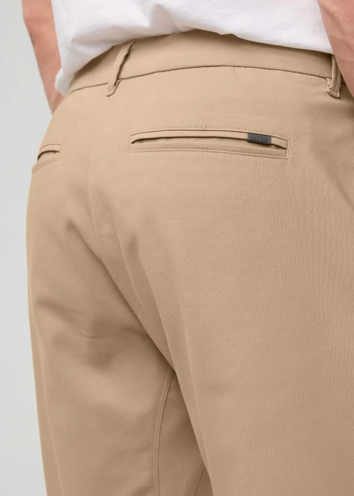 NuStretch Relaxed Taper Trouser - Desert Khaki - Image 6