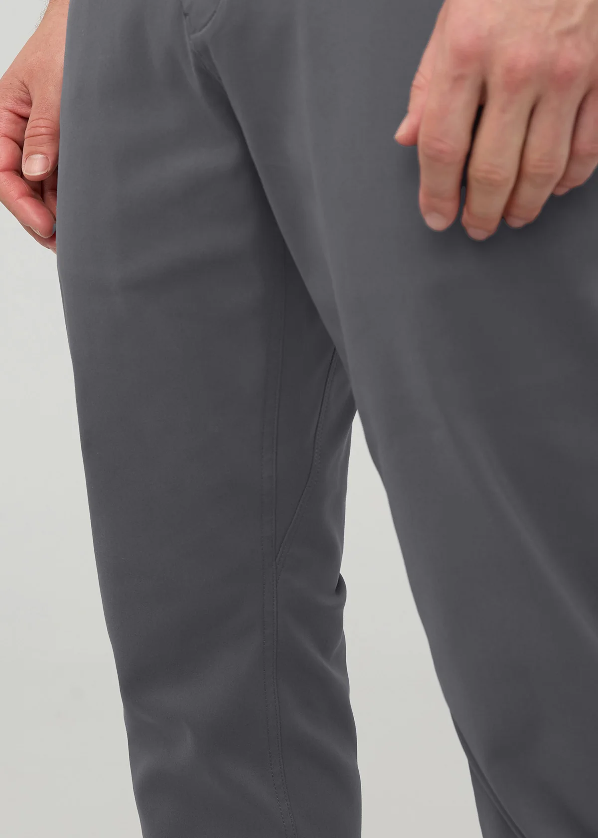 NuStretch Relaxed Taper Trouser - River Rock - Image 7