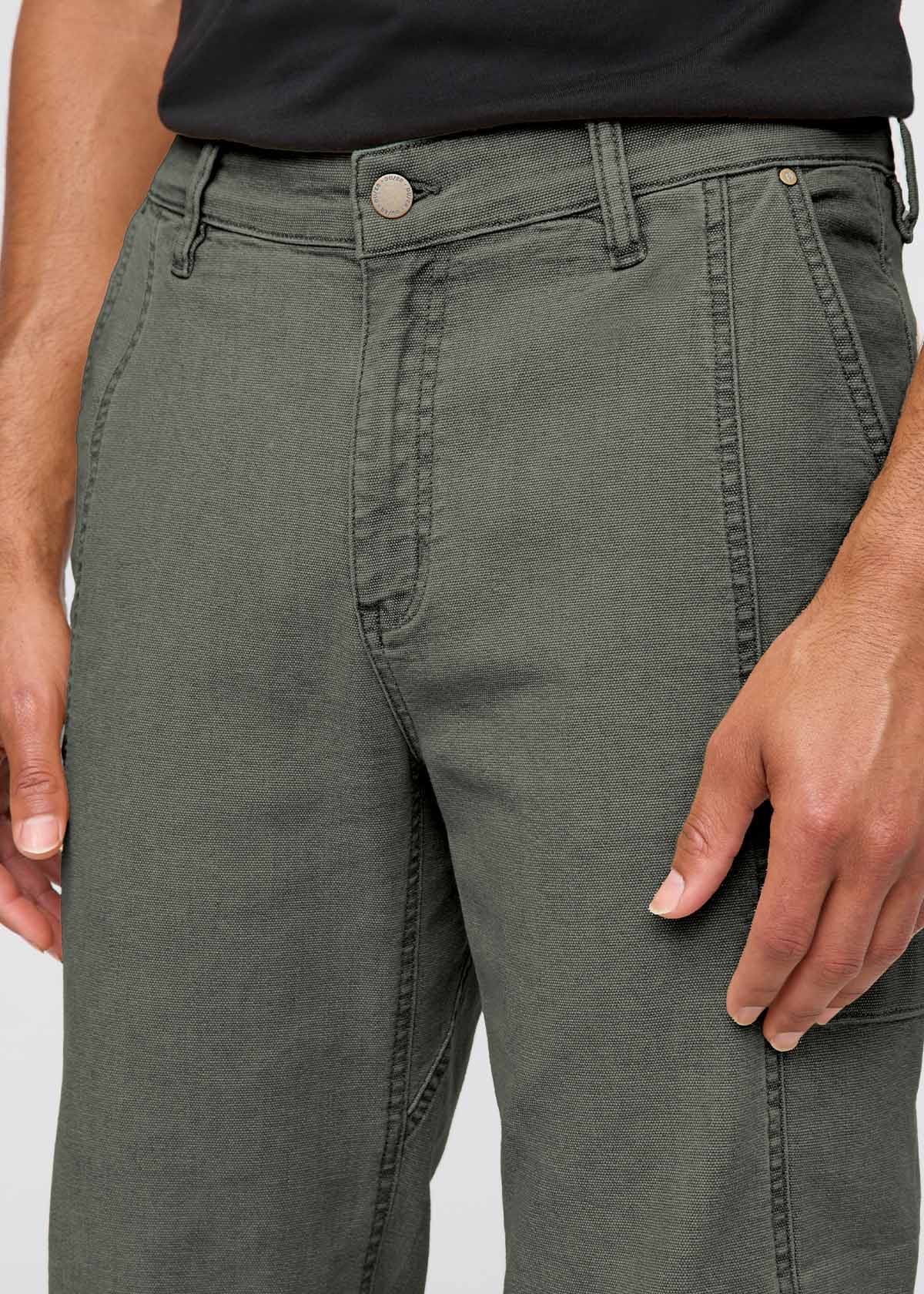 Stretch Canvas 7 Pocket Pant - Thyme - Image 5