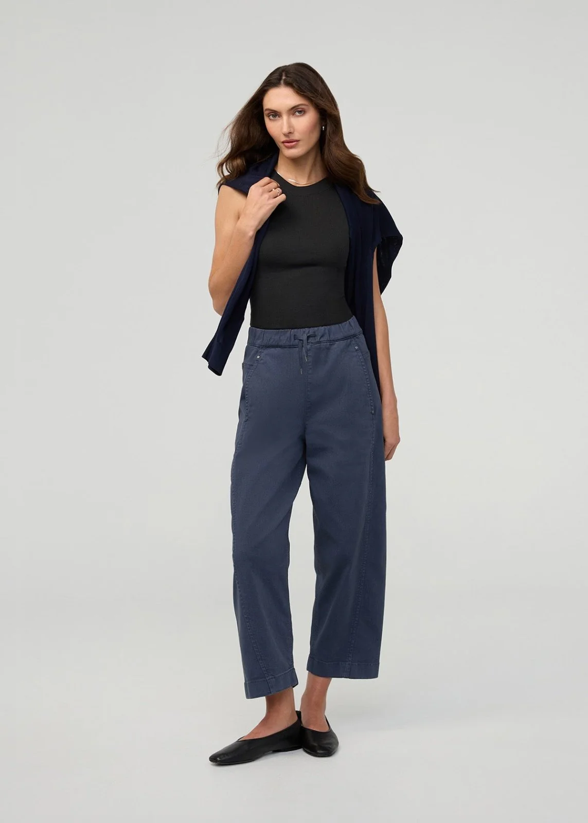 FlexTwill Barrel Pull On Pant - Heritage Blue