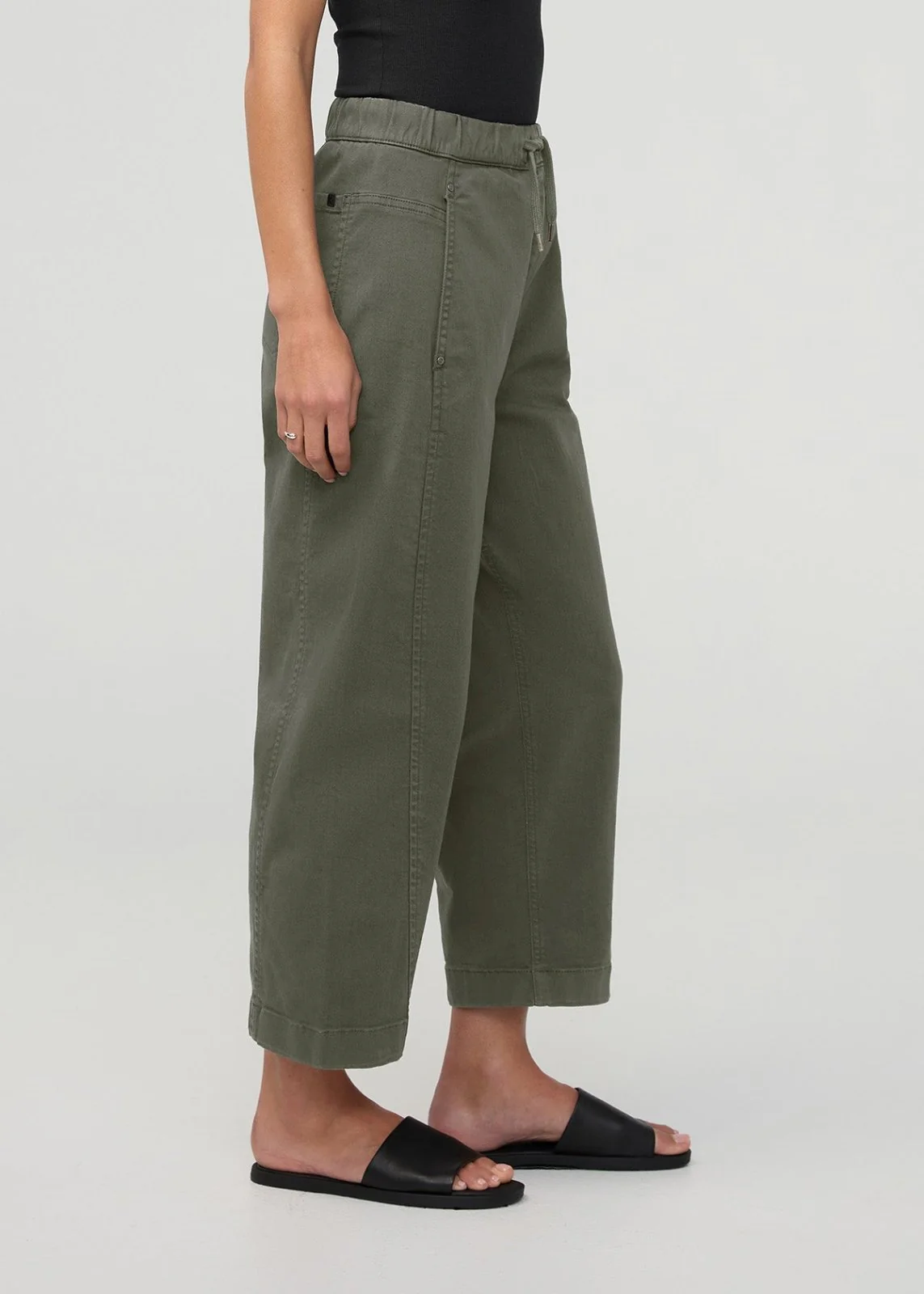 FlexTwill Barrel Pull On Pant - Thyme - Image 3