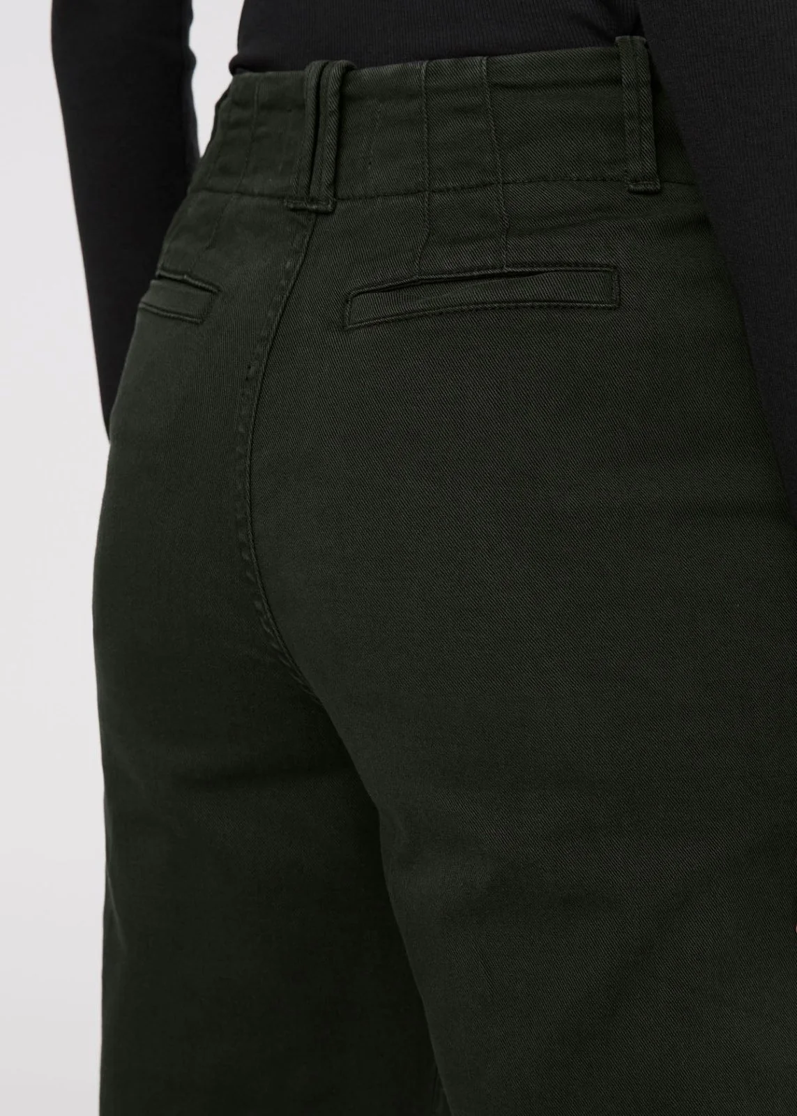LuxTwill High Rise Trouser - Evergreen - Image 7