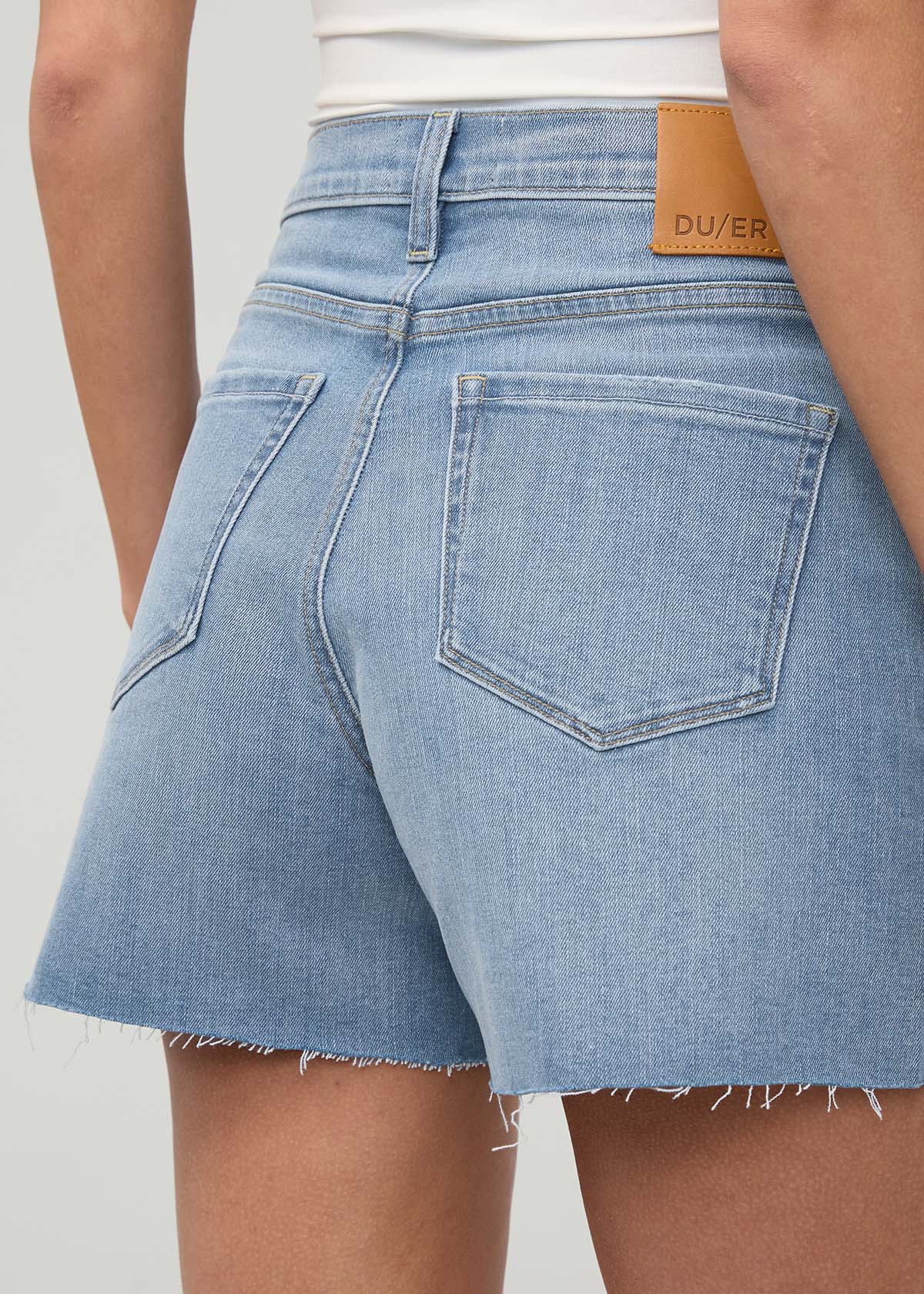 Performance Denim+ High Rise Relaxed Short - Vintage Seaside - Image 6
