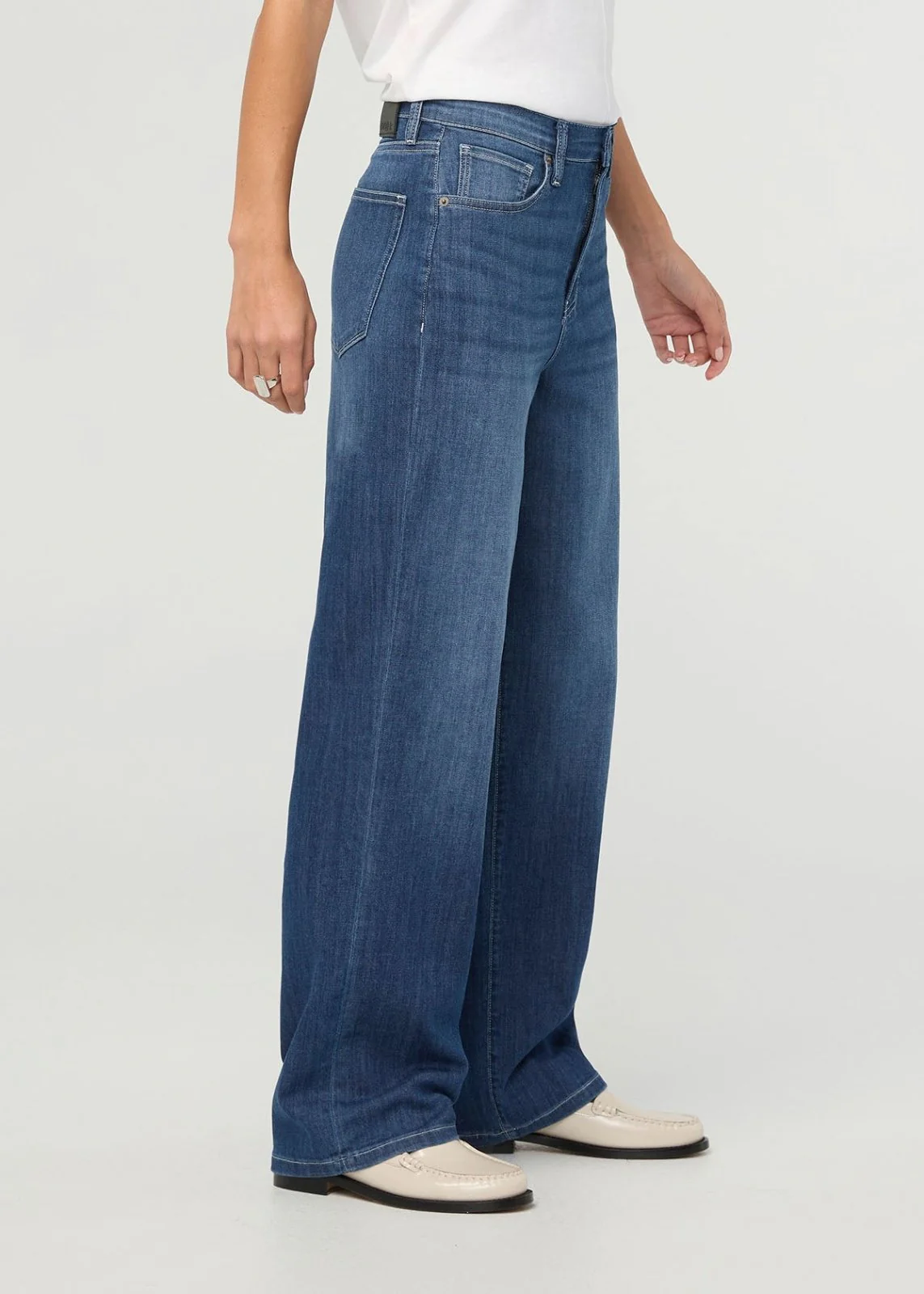 Performance Denim Lite High Rise Straight - Breeze Blue - Image 3