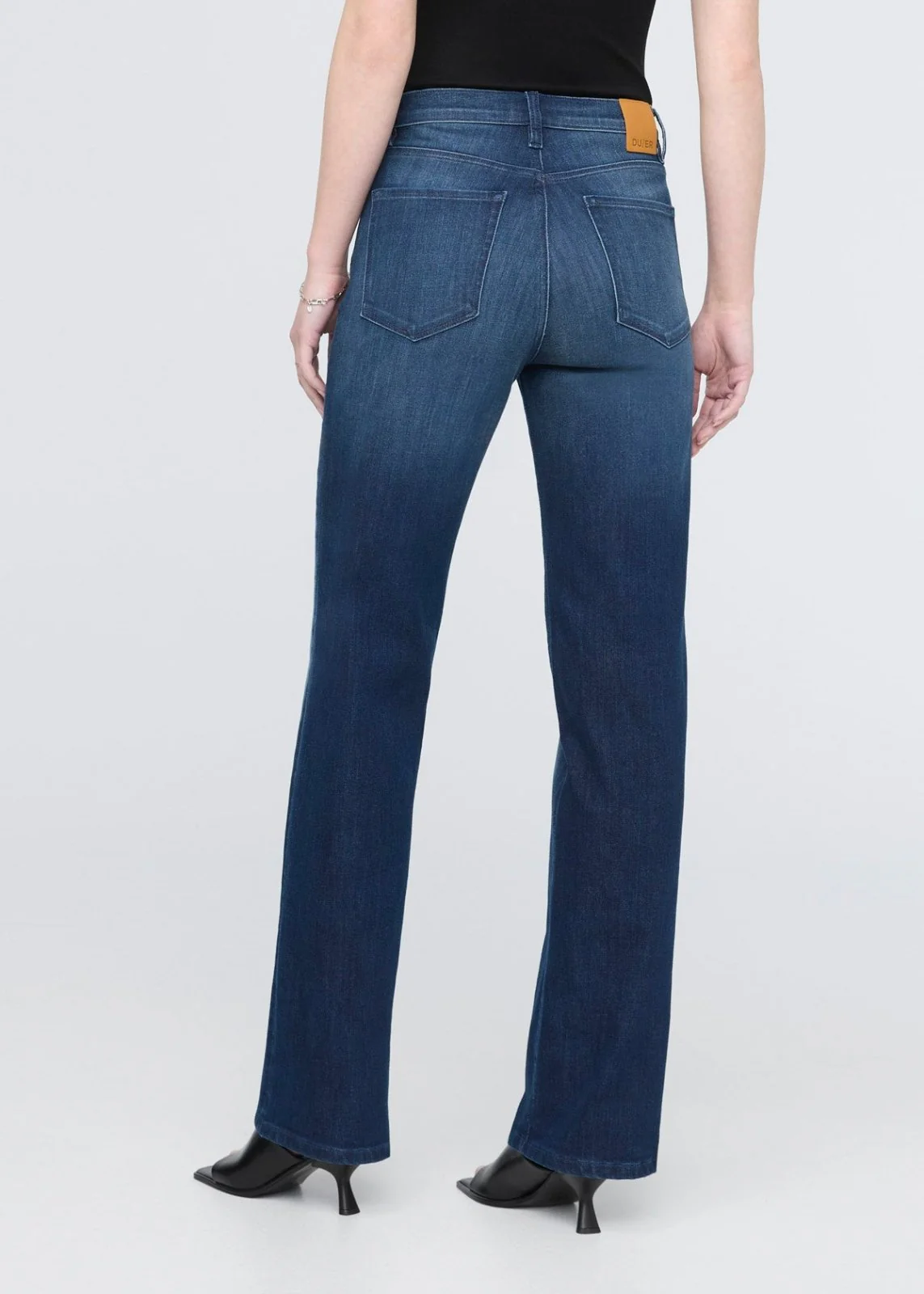 Performance Denim+ High Rise Straight - Moonlight - Image 4