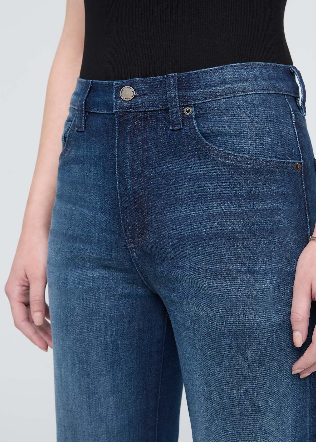 Performance Denim+ High Rise Straight - Moonlight - Image 5