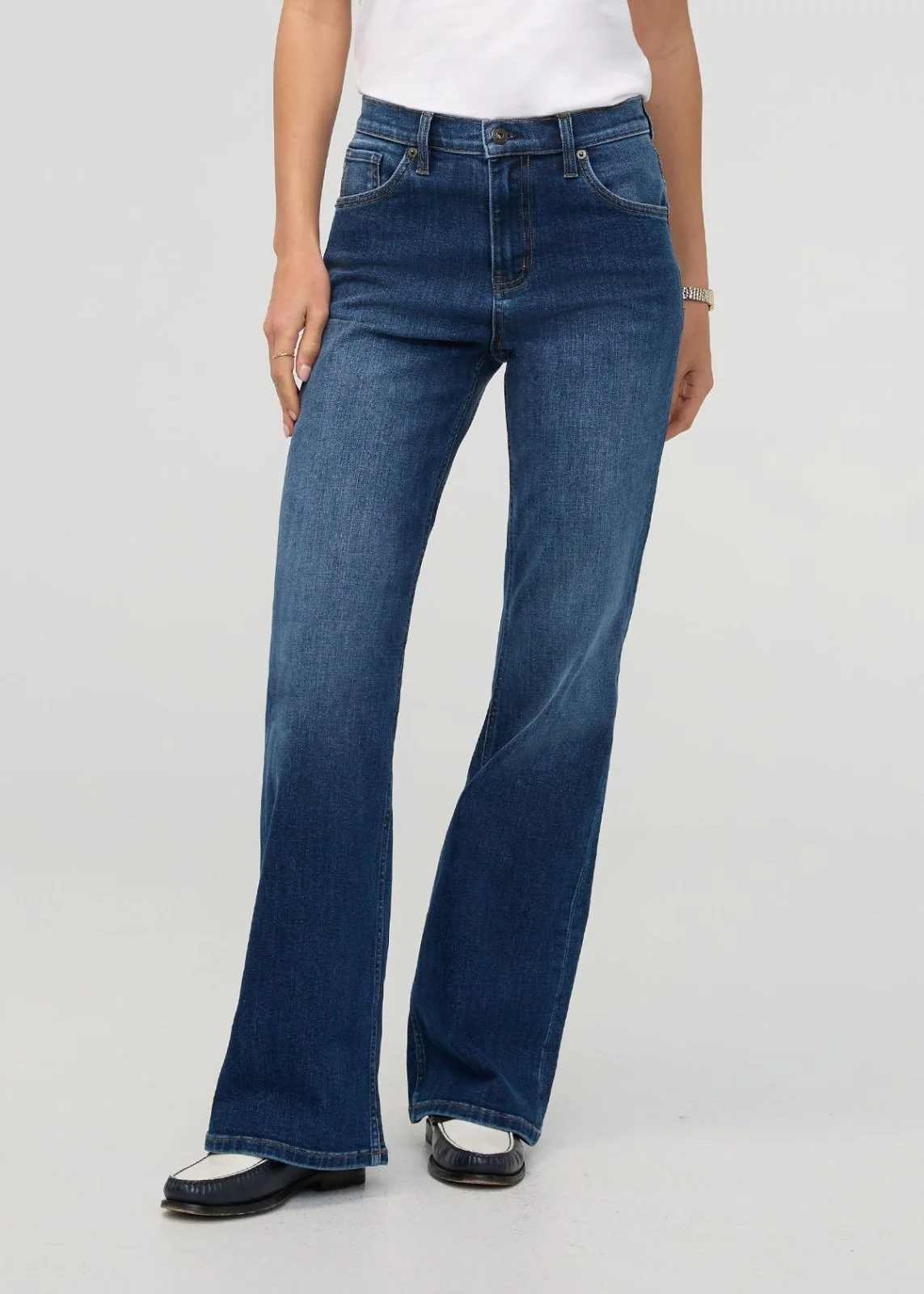 Performance Denim+ High Rise Wide Leg - Night Harbour - Image 2