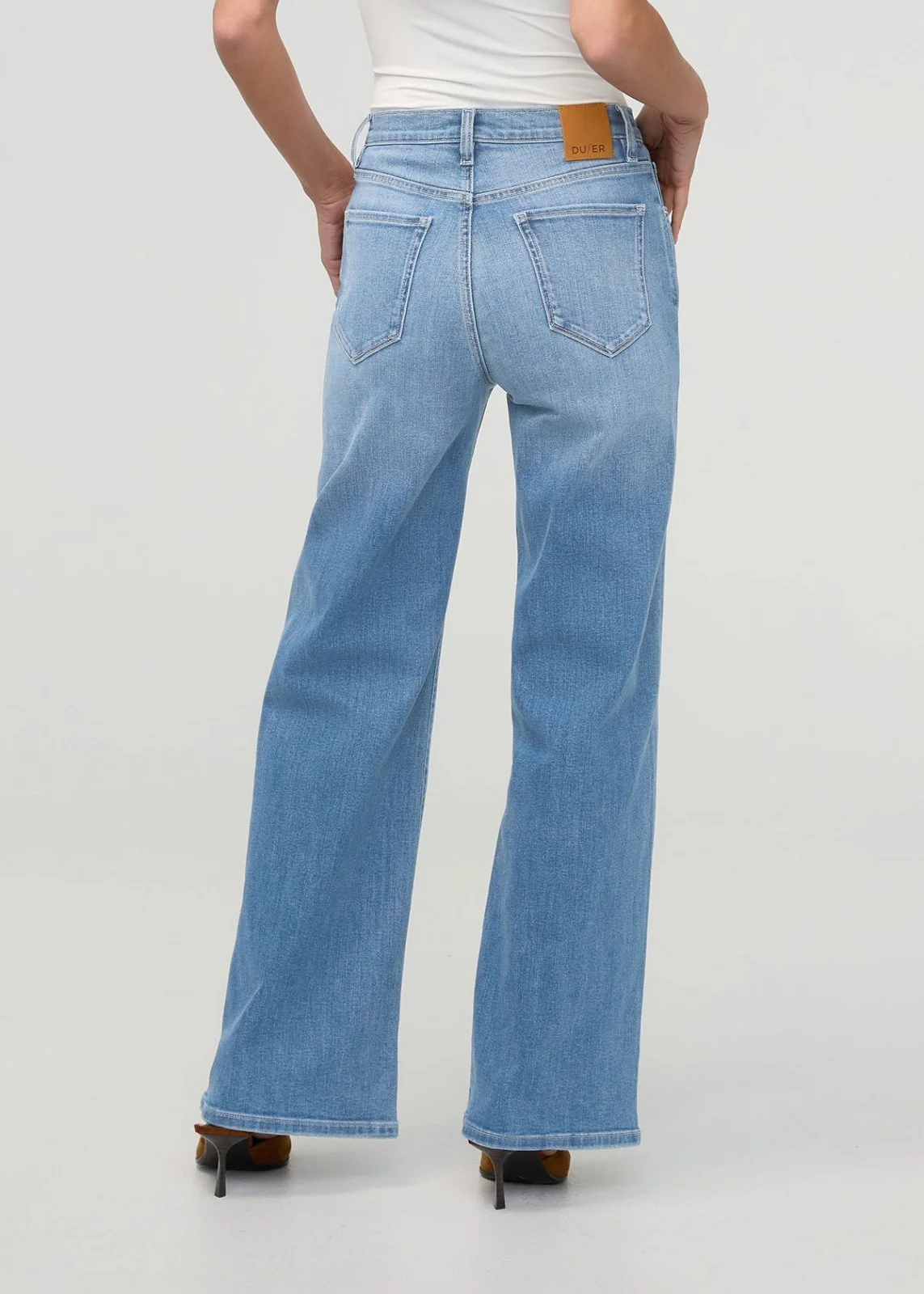 Performance Denim+ High Rise Wide Leg - Vintage Seaside - Image 4