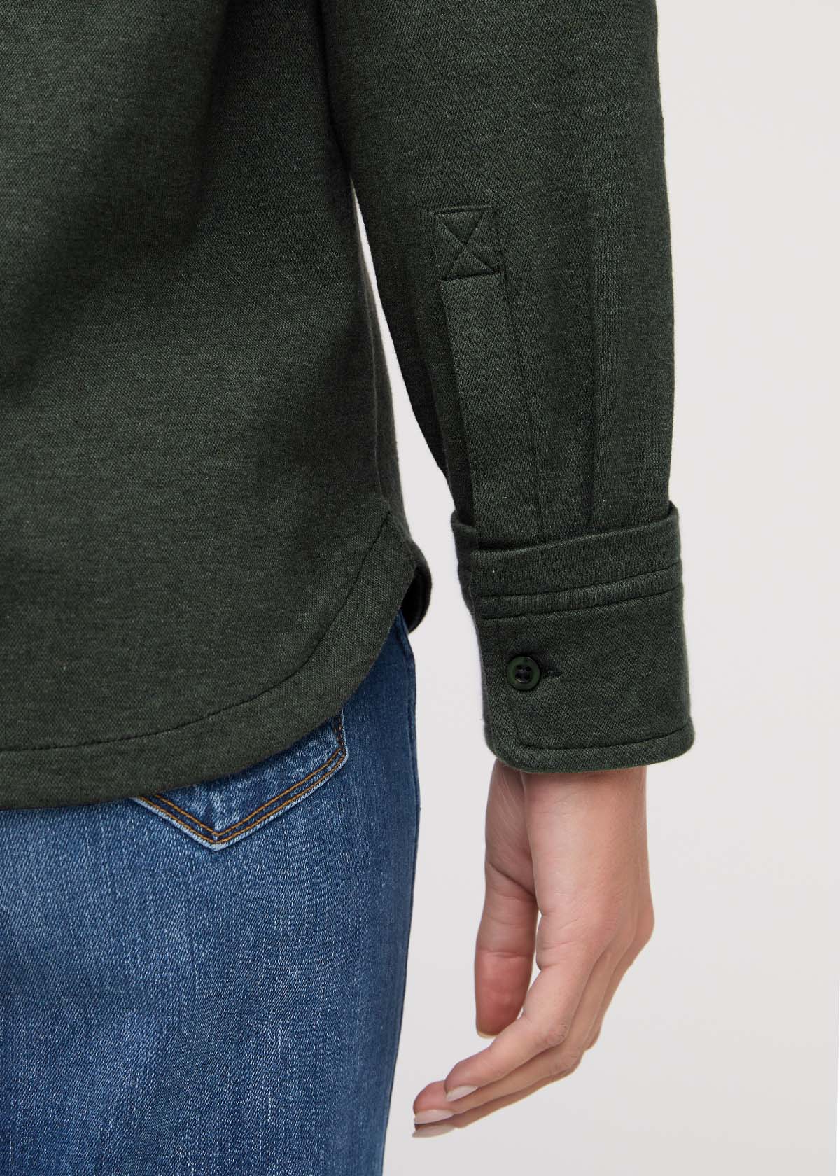 Performance Flannel Button Down - Heather Peat - Image 7