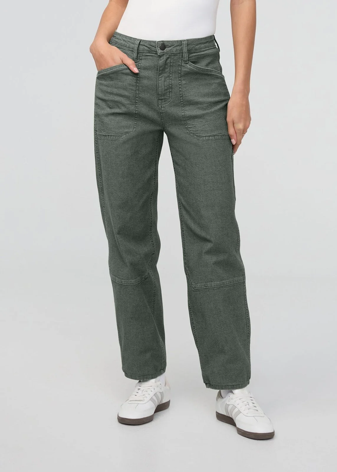 Stretch Canvas Utility Pant - Black Spruce - Image 2