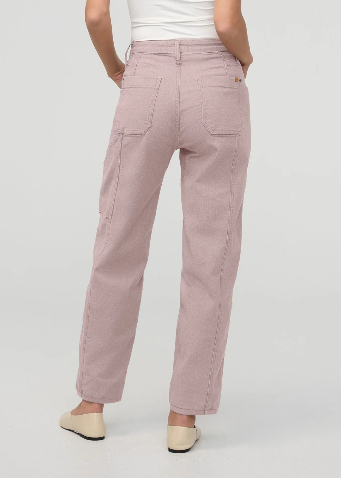 Stretch Canvas Utility Pant - Chalk - Image 4