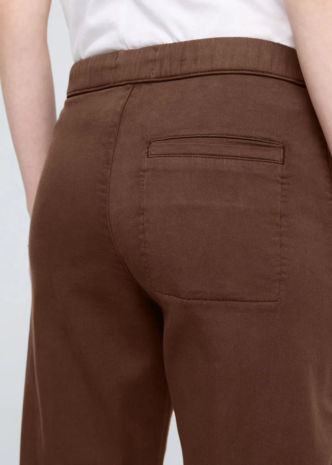 No Sweat Wide Leg Pant - Deep Taupe - Image 6